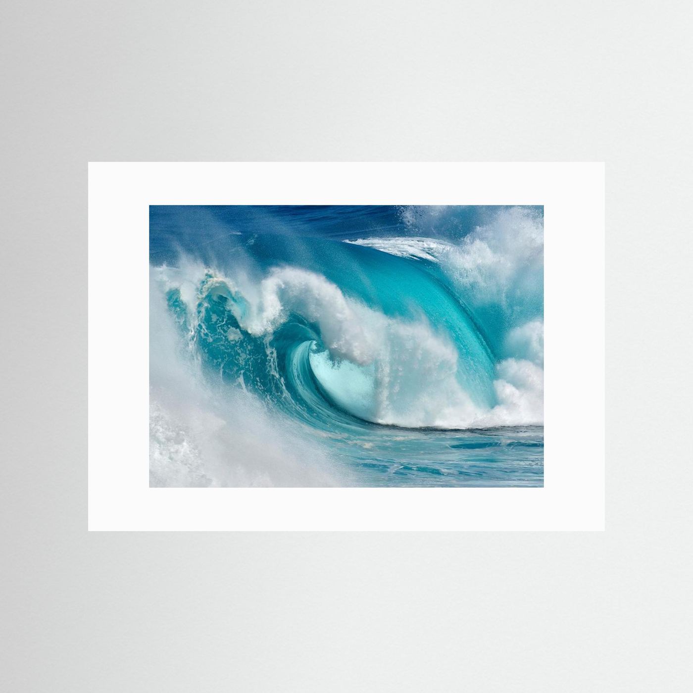 When the ocean turns into blue fire by Daniel Montero
