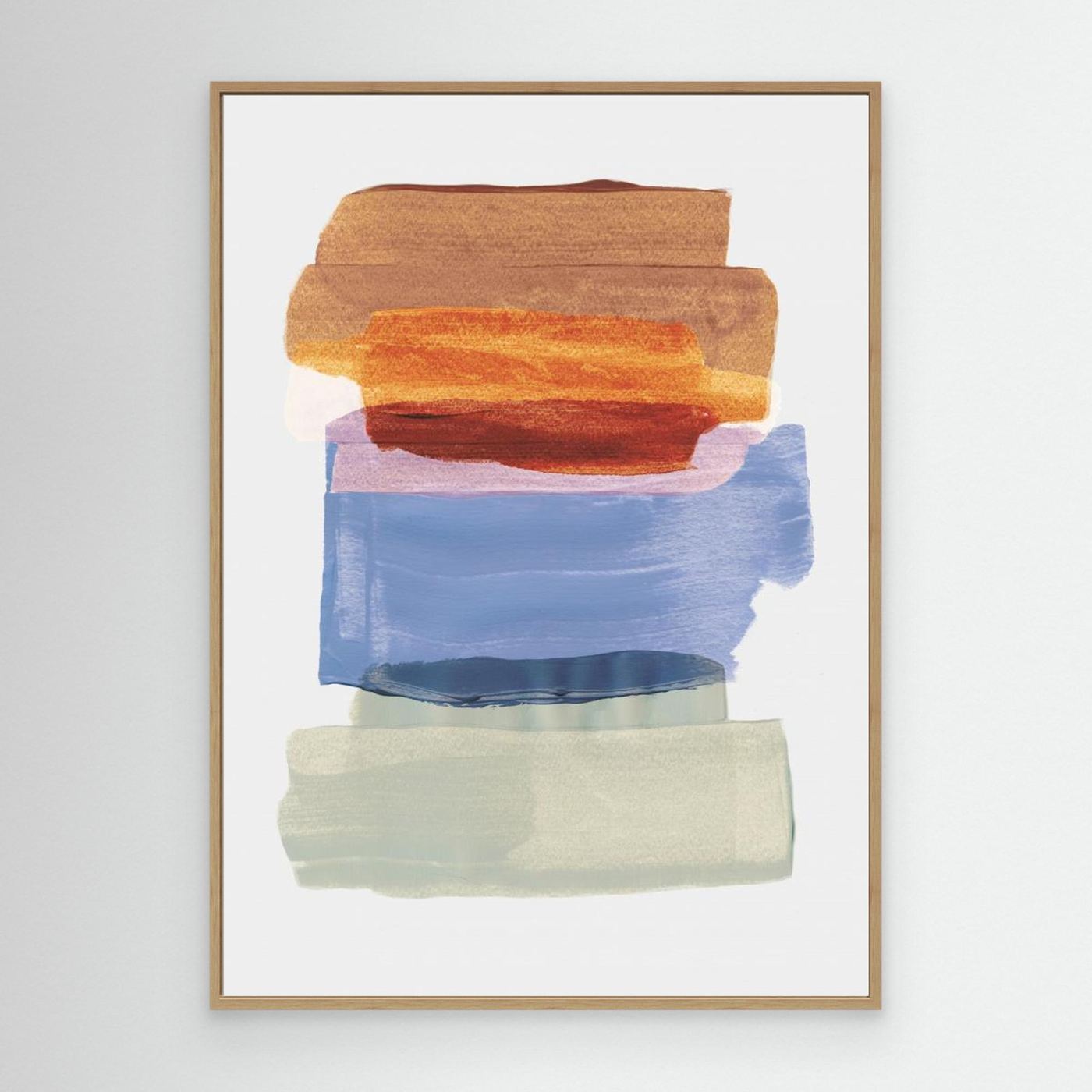 Abstract Brush Strokes 49 A1 by Mareike Böhmer