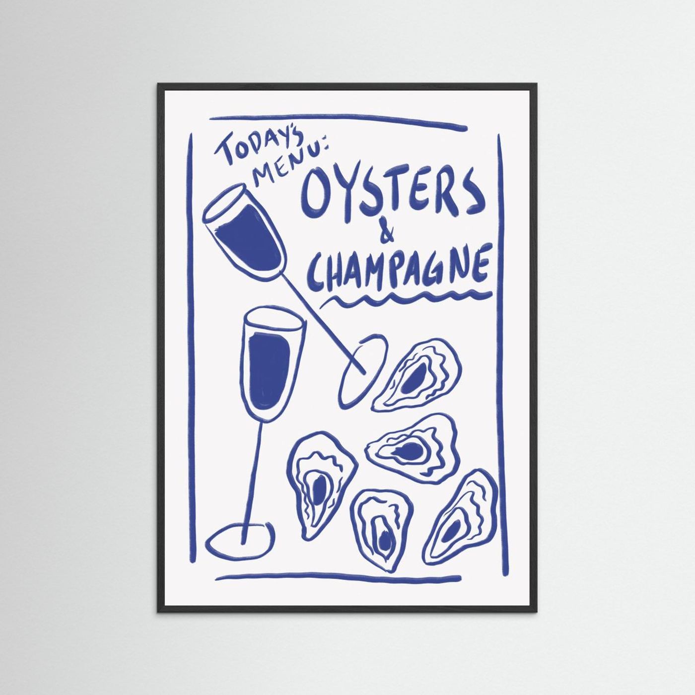 Oysters and Champagne by Athene Fritsch