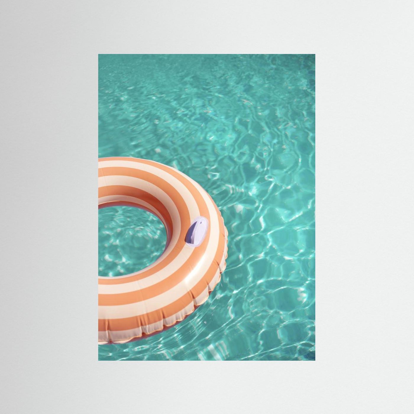 Peach Fuzz Swimming Pool Fun