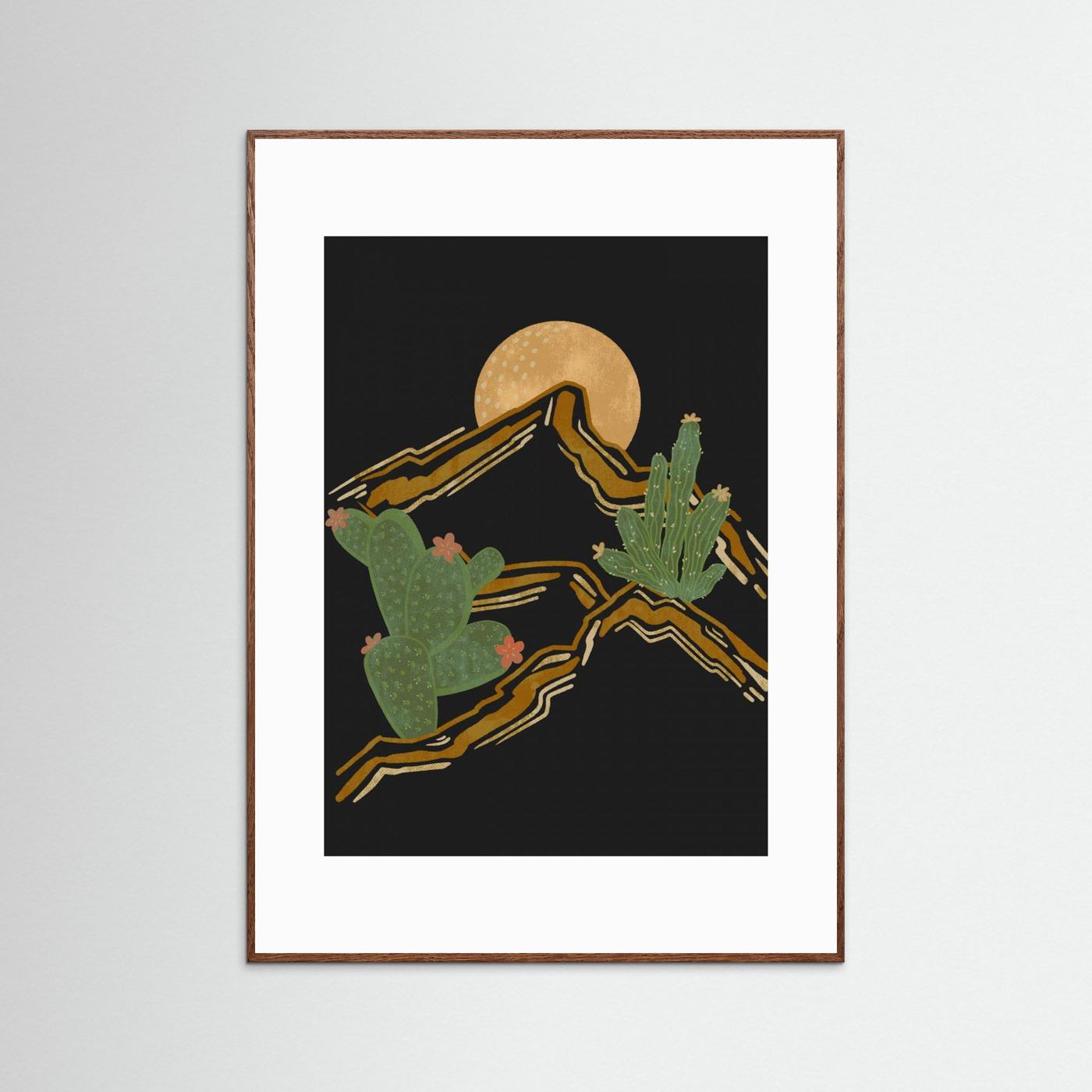 Rocky Mountain and Cactus by Nikita Jariwala
