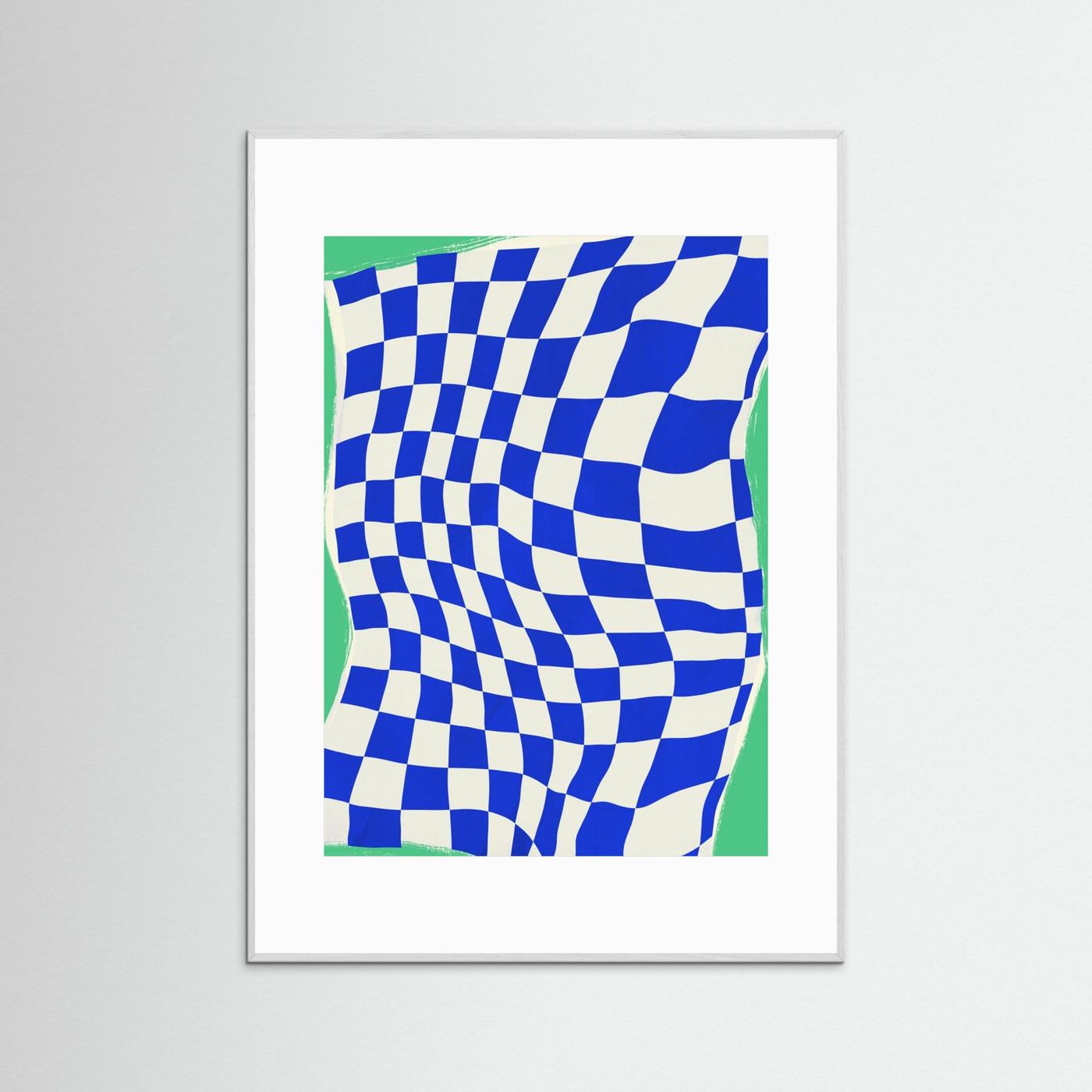 Blue Checker Cloth by Little Dean