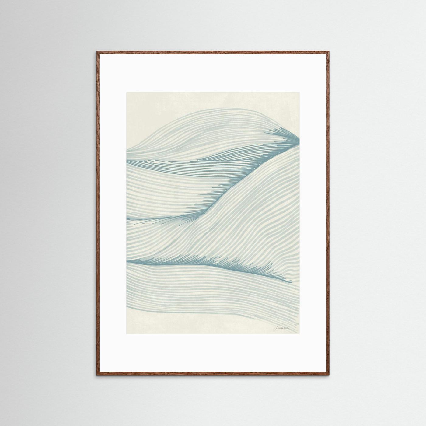 Ocean in lines 02 by Lucrecia Caporale