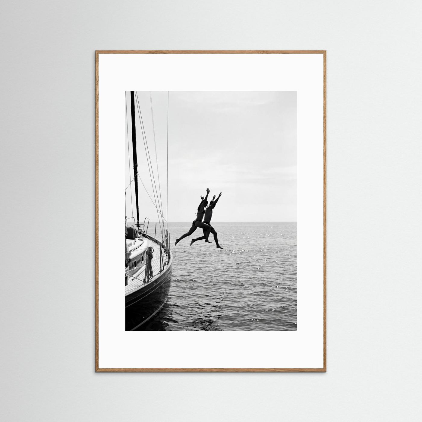 Jumping From a Boat