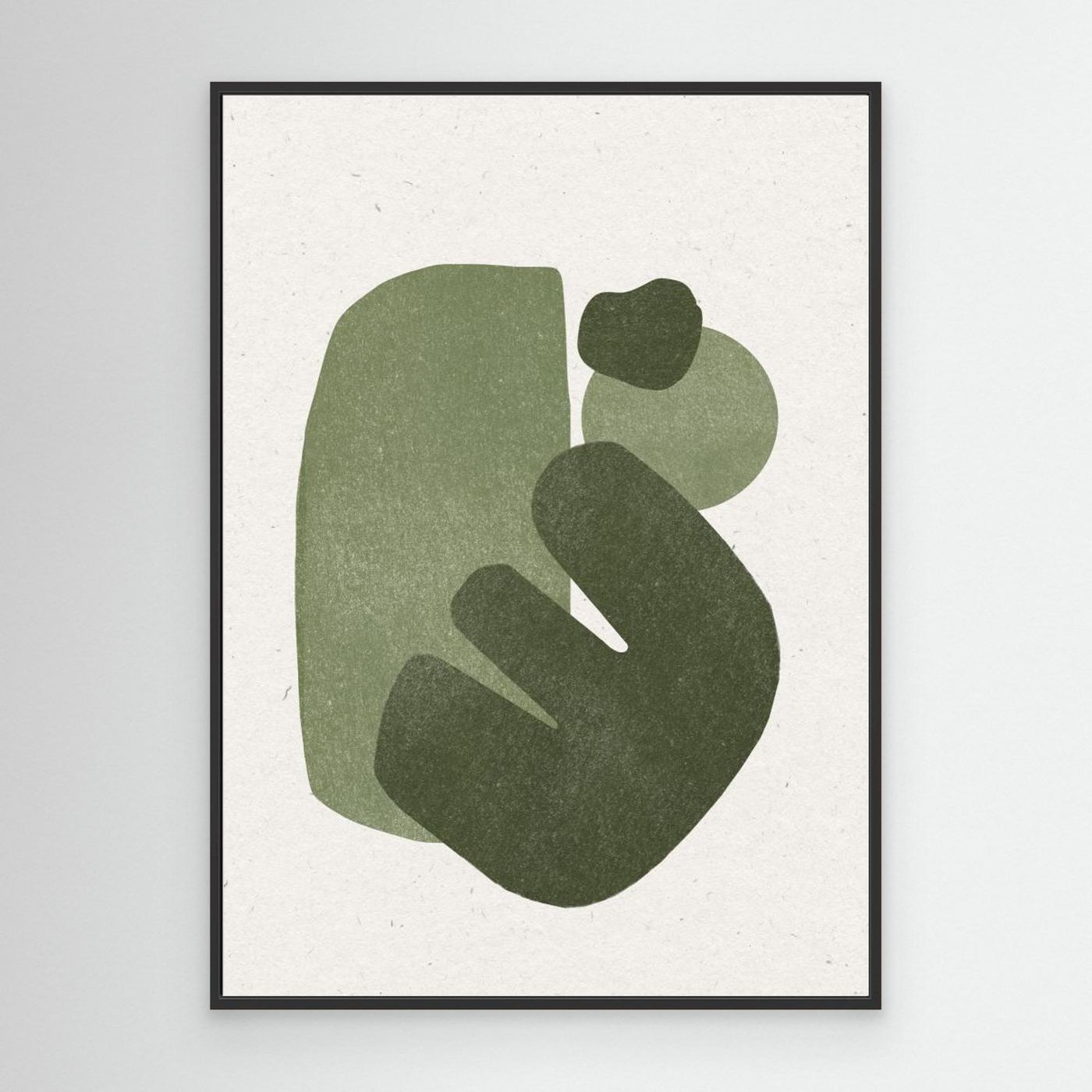 Modern Green Shapes by The Miuus Studio