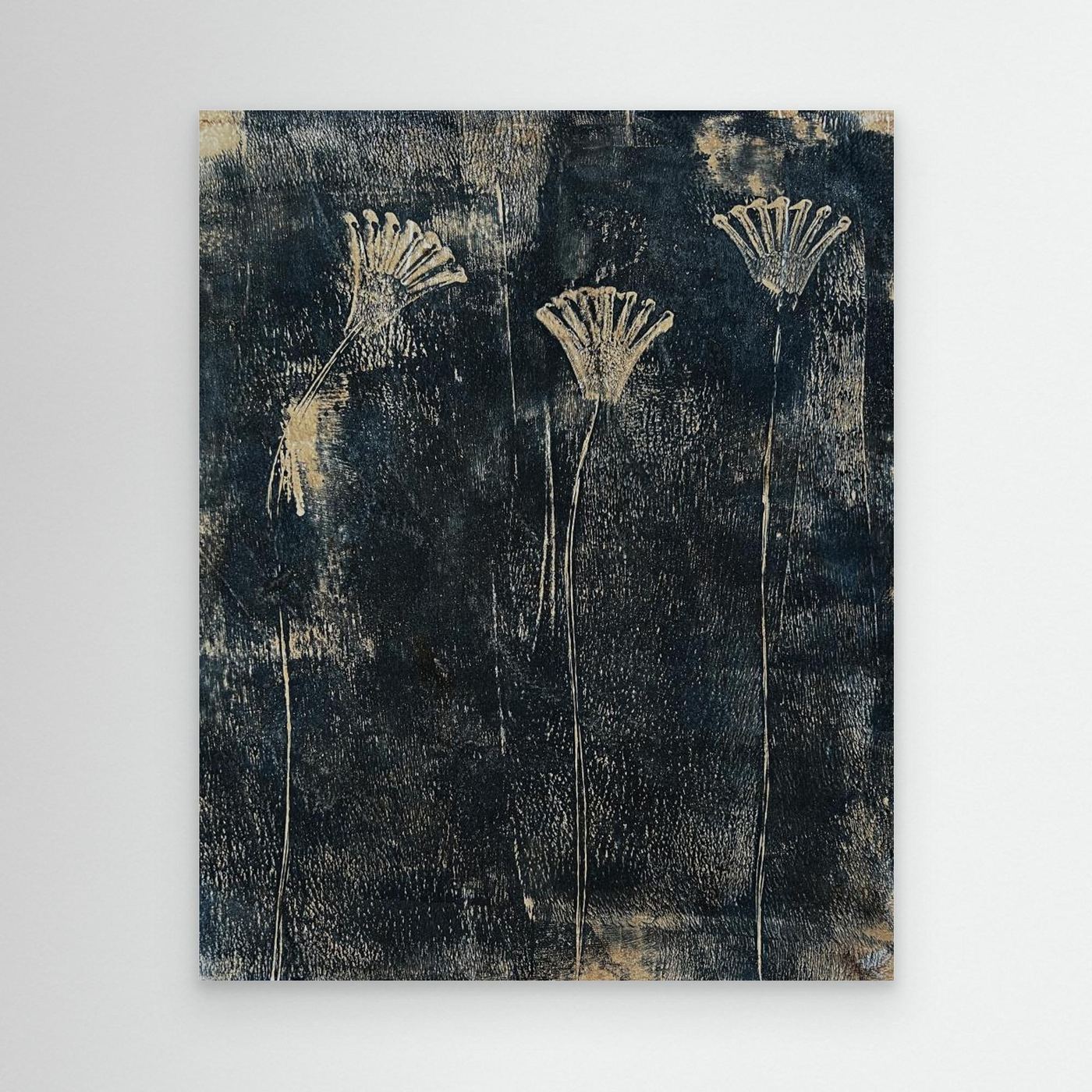Teal Flowers by Christina Misuro