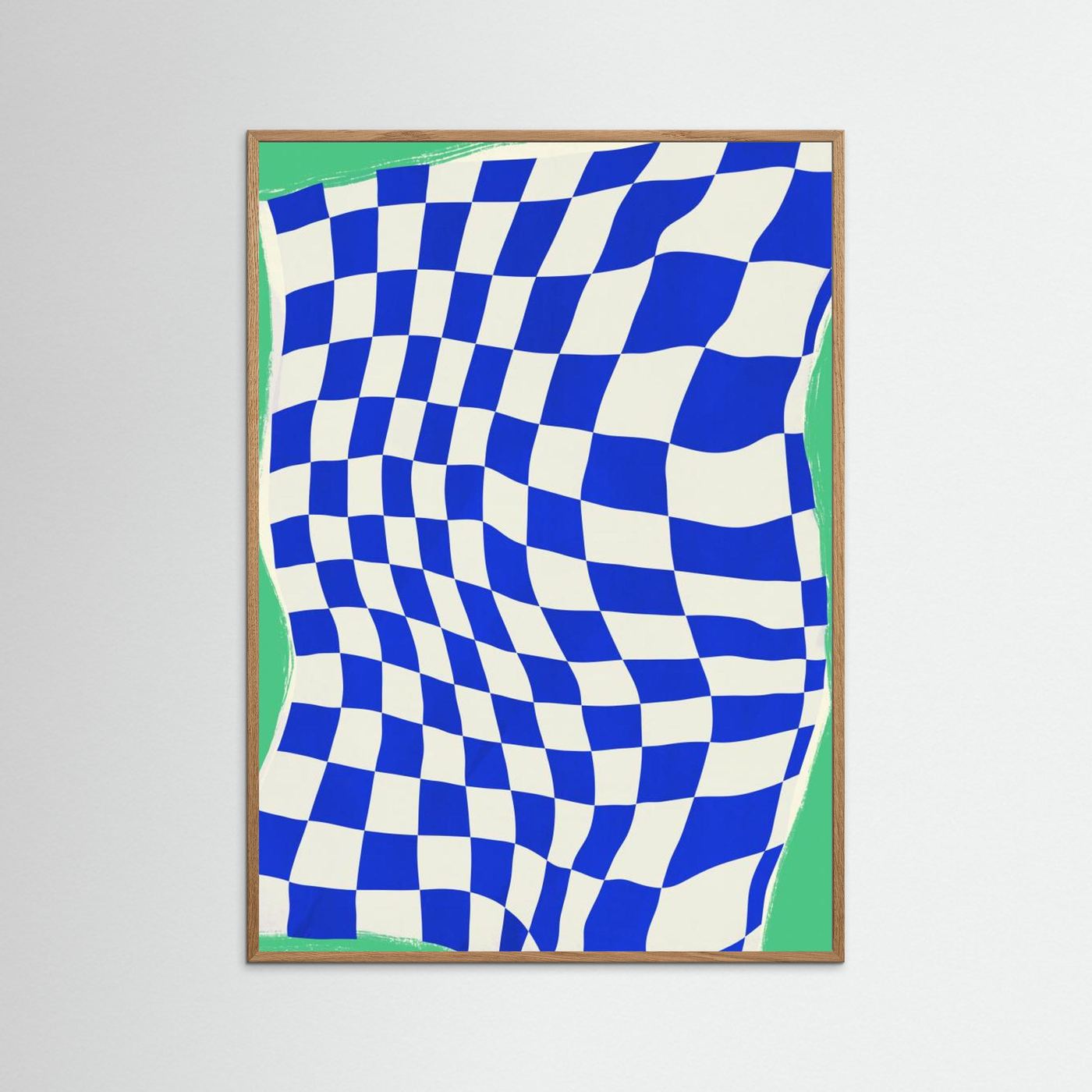 Blue Checker Cloth by Little Dean