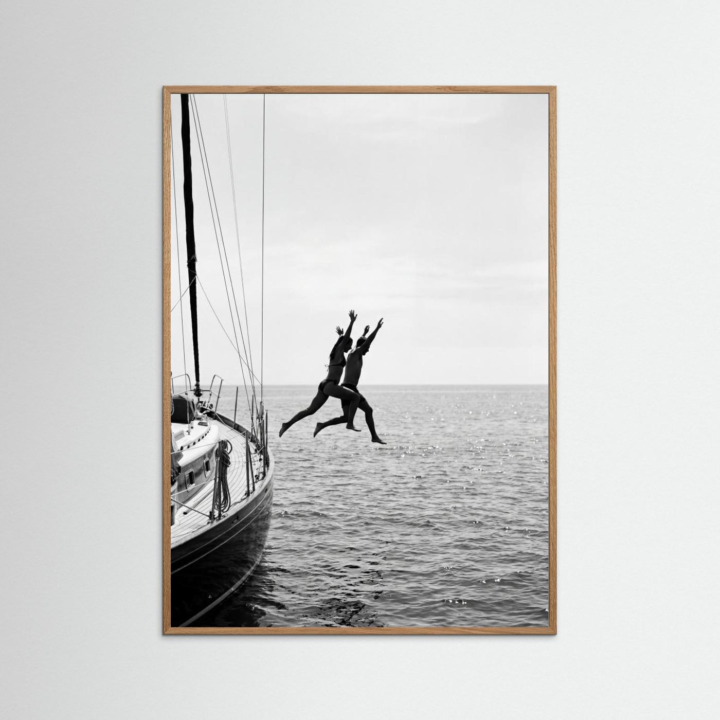 Jumping From a Boat
