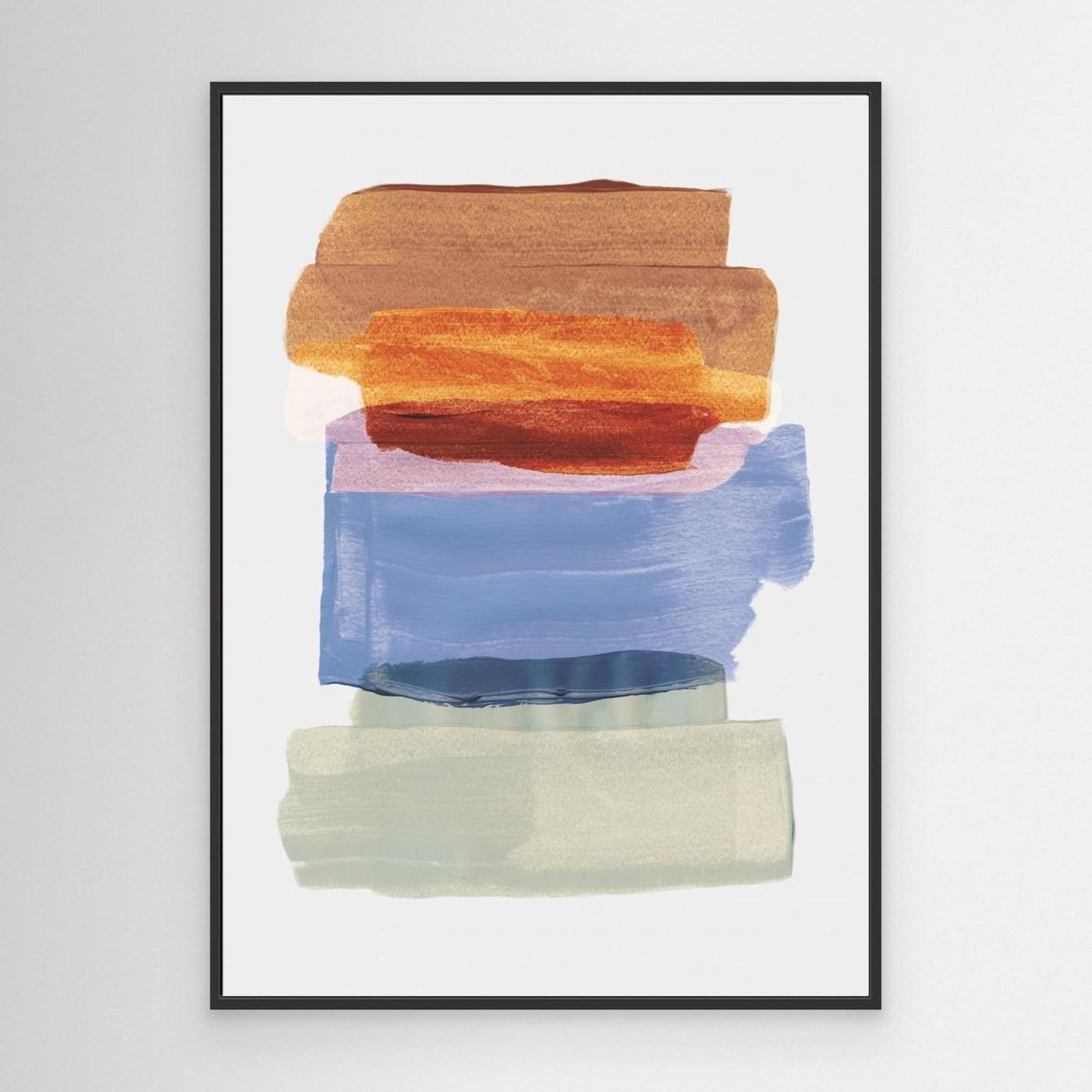 Abstract Brush Strokes 49 A1 by Mareike Böhmer