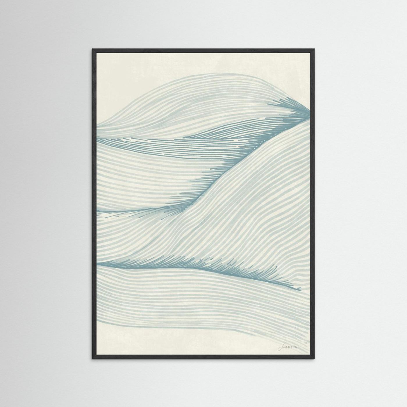 Ocean in lines 02 by Lucrecia Caporale